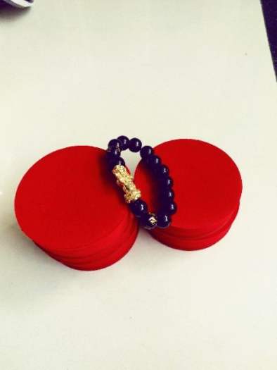 Vòng Tay Tỳ Hưu Mạ Vàng 24k Chuỗi Hạt Đá Mã Não Cao Cấp