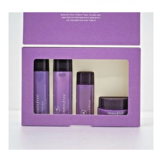 Bộ dưỡng trẻ hóa da Hoa Lan Tím Hàn Quốc  Innisfree Orchid Special Kit 4 Items