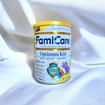 Sữa mát Optimum Kid 900g cho trẻ sơ sinh 0-12 tháng tuổi - bổ sung sữa non tăng cường đề kháng, bé phát triển toàn diện