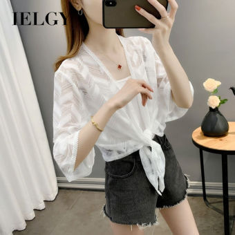 IELGY Áo Cardigan Mỏng Chống Nắng Cho Nữ Khăn Choàng Nhỏ