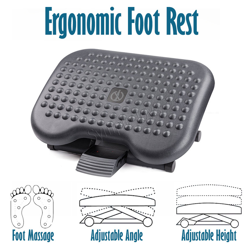 under desk foot rest staples