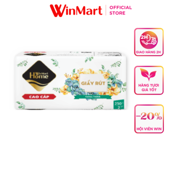 Khăn giấy rút 250 tờ 2 lớp WinMart Home