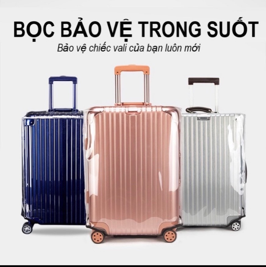 TÚI BỌC VALI TRONG SUỐT SIZE 20, 24, 28, 29