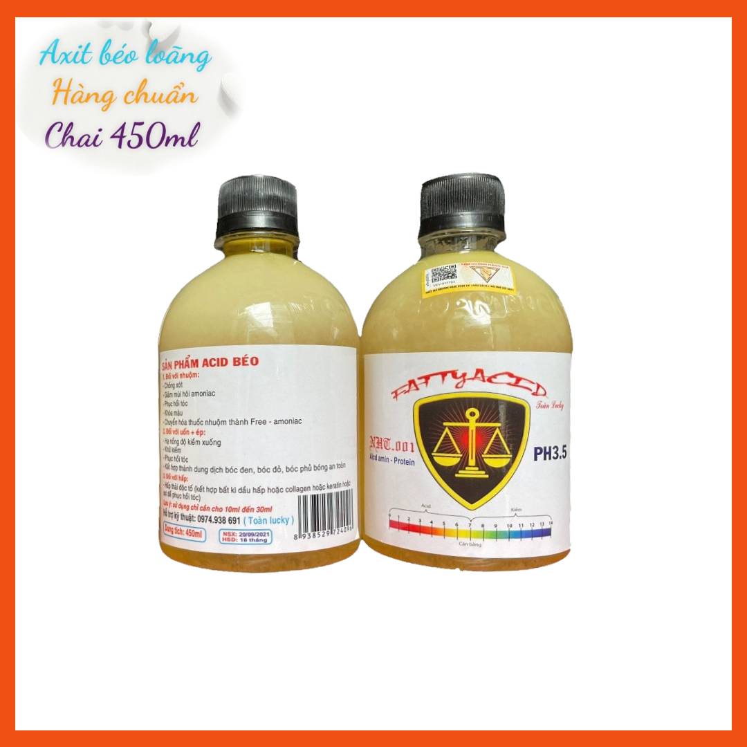 Axit béo hỗ trợ phục hồi uốn ép tóc - axb