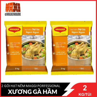 COMBO 2 gói hạt nêm Maggi proffessional Xương hầm ngon ngon Gà 2Kg X2