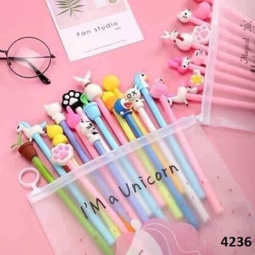 Bút bi nước cute nhiều mẫu ngộ nghĩnh