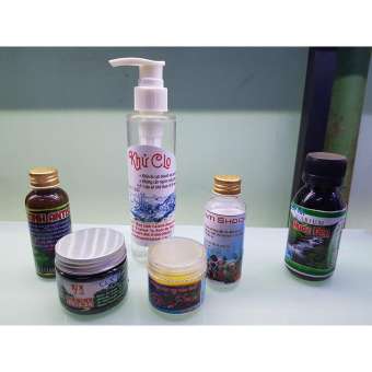 Bộ combo full cho hồ cá koi hồ non bộ tặng 1 nước đen