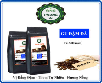 Cà Phê Robusta rang xay Nguyên Chất 500Gram - Gu Đậm Đà