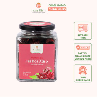 Trà Atiso đỏ Hoa Lâm sấy lạnh, trà hoa Atiso giúp thải độc gan, thanh nhiệt, giảm ho