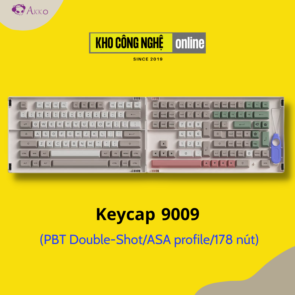 Bộ keycap akko 9009 hàng chính hãng