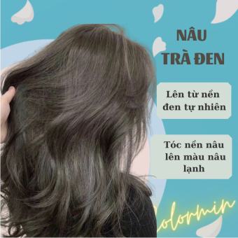 Thuốc Nhuộm Tóc Màu NÂU TRÀ ĐEN Không Tẩy | Colormin
