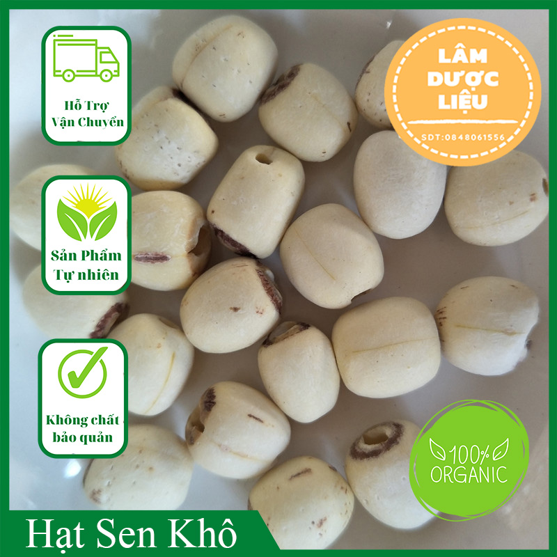 100g Hạt sen sấy khô thơm ngon