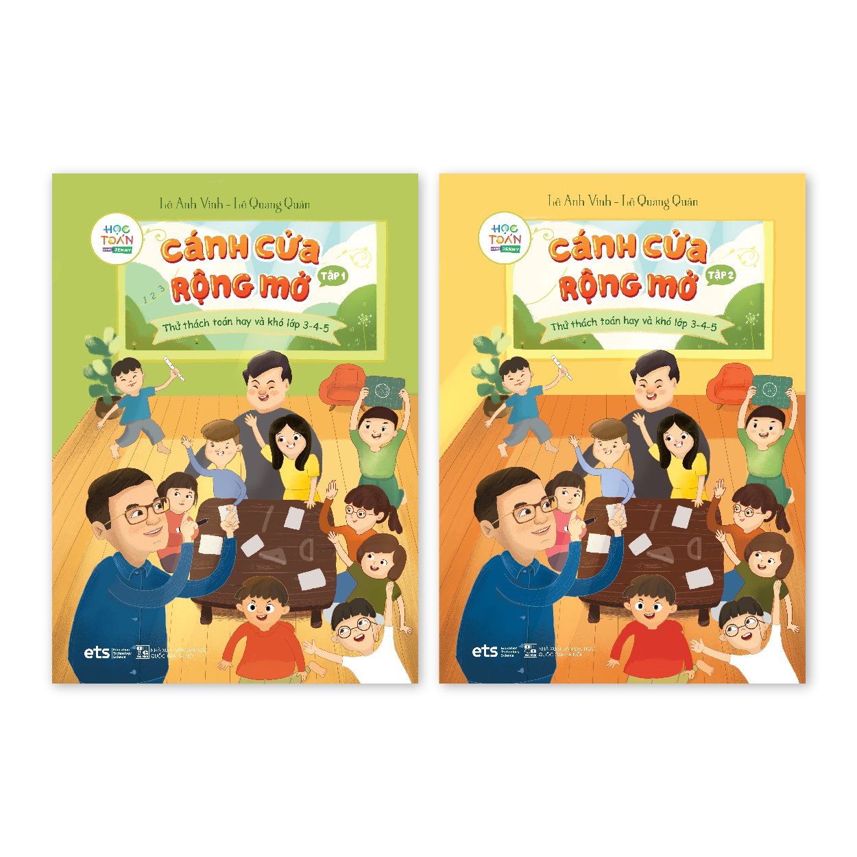 Sách - bộ sách cánh cửa rộng mở - thử thách toán hay và khó lớp 3-4-5