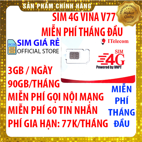 Freeship - chưa kích hoạt. combo x 10 sim 4g vina gói may 3gb/ngày + miễn phí gọi nội mạng vinaphone - giống như sim 4g vinaphone vd89p - shop sim giá rẻ