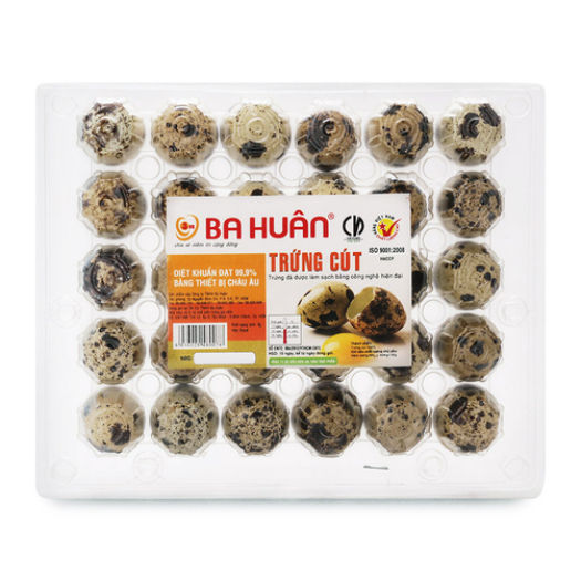Trứng cút Ba Huân hộp 30 quả