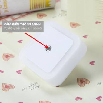 Đèn ngủ cảm biến ánh sáng tự động tắt mở Ánh sáng trắng - Đèn ngủ cảm biến ánh sáng tự