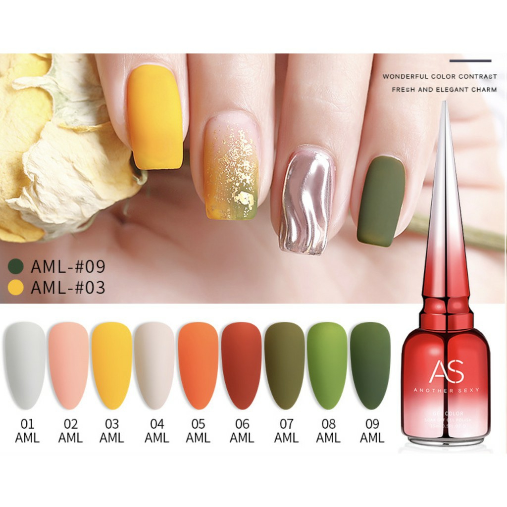 Sơn gel as mã aml 15ml chính hãng