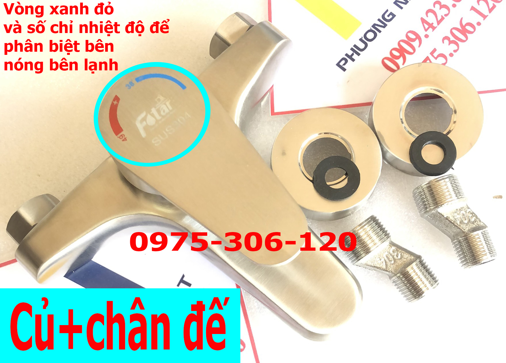 LOẠI 1 THÂN ĐÚC Củ Sen Tắm Nóng Lạnh 100% INOX 304 N2002 Fotar CỦ TRÒN KHÔNG tay sen không DÂY SEN KHÔNG CÀI SEN vòi sen tắm