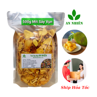 Mít sấy khô giòn hàng vụn An Nhiên 500g, đồ ăn vặt thơm ngon từ trái cây sấy khô