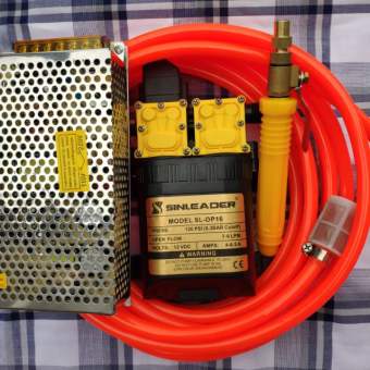 BỘ MÁY RỬA XE VỆ SINH MÁY LẠNH SỬ DỤNG BƠM ĐÔI CỰC MẠNH SINLEADER như hình