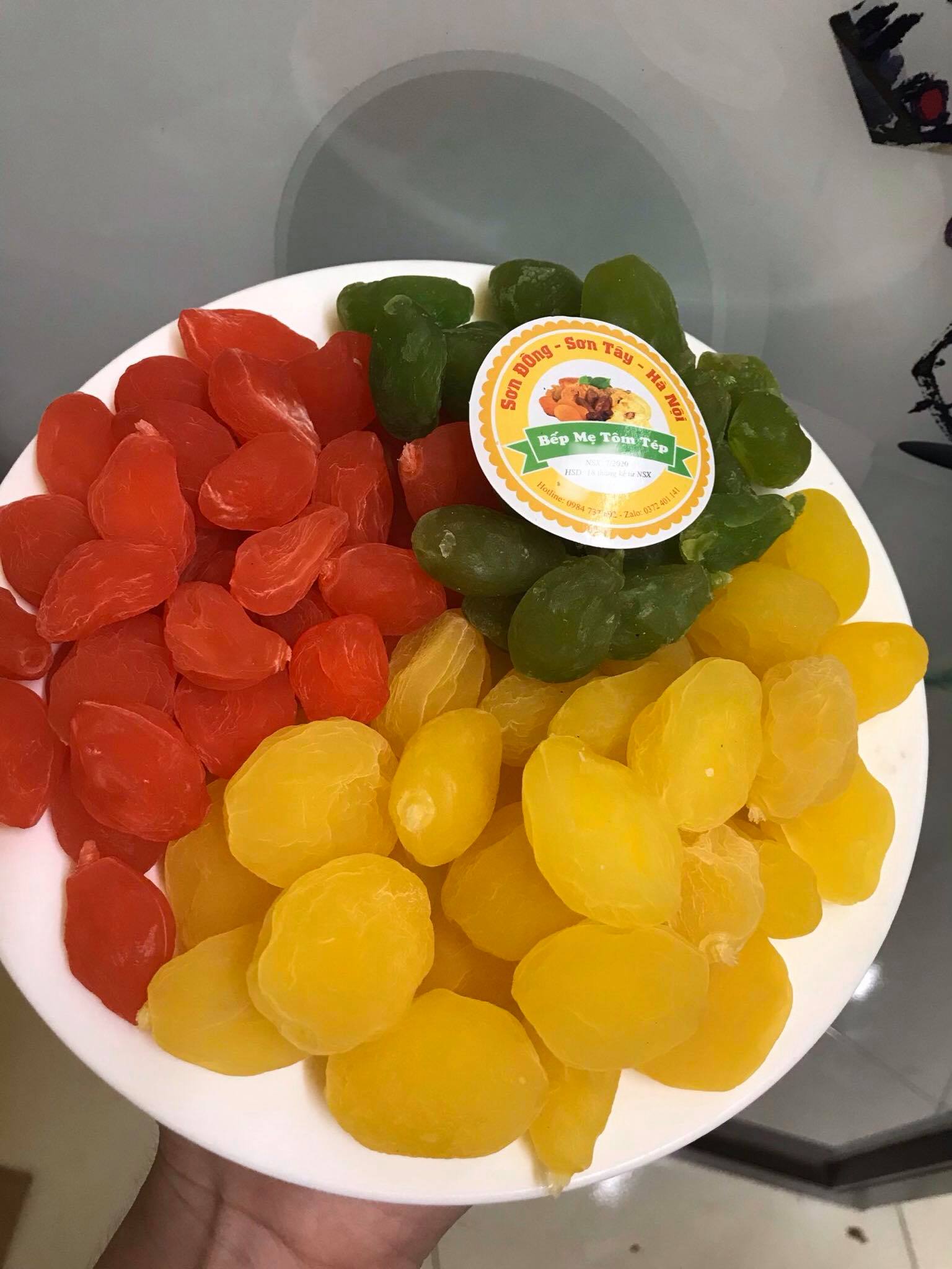 500GR Ô MAI XÍ MUỘI ĐỎ  MIX  XANH XÍ MUỘI VÀNG CHUA NGỌT ĐÀ LẠT