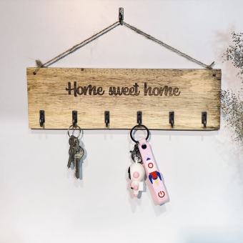 Bảng Treo Chìa Khóa Gỗ Tự Nhiên Decor, Móc Treo Chìa Khóa Gỗ [KhoaiGo.vn]