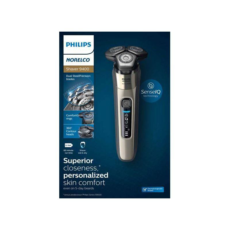 Máy cạo râu cao cấp Philips Norelco Wet & Dry Shaver Series 9000 Shaver 9400