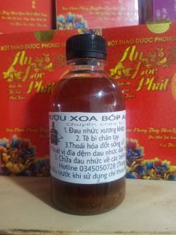 XOA BÓP GIẢM ĐAU NHỨC  THẤP KHỚP  XƯƠNG KHỚP 250ML