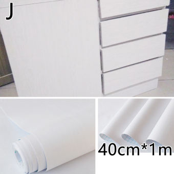 Shicheng 1 Miếng PVC Giả Vân Gỗ Chất Lượng Cao Cho Phòng Khách Miếng Dán Tường Phòng Ngủ Giấy Dán Tường Tự Dính Trang Trí Nhà Cửa Chống Nước Tự Làm