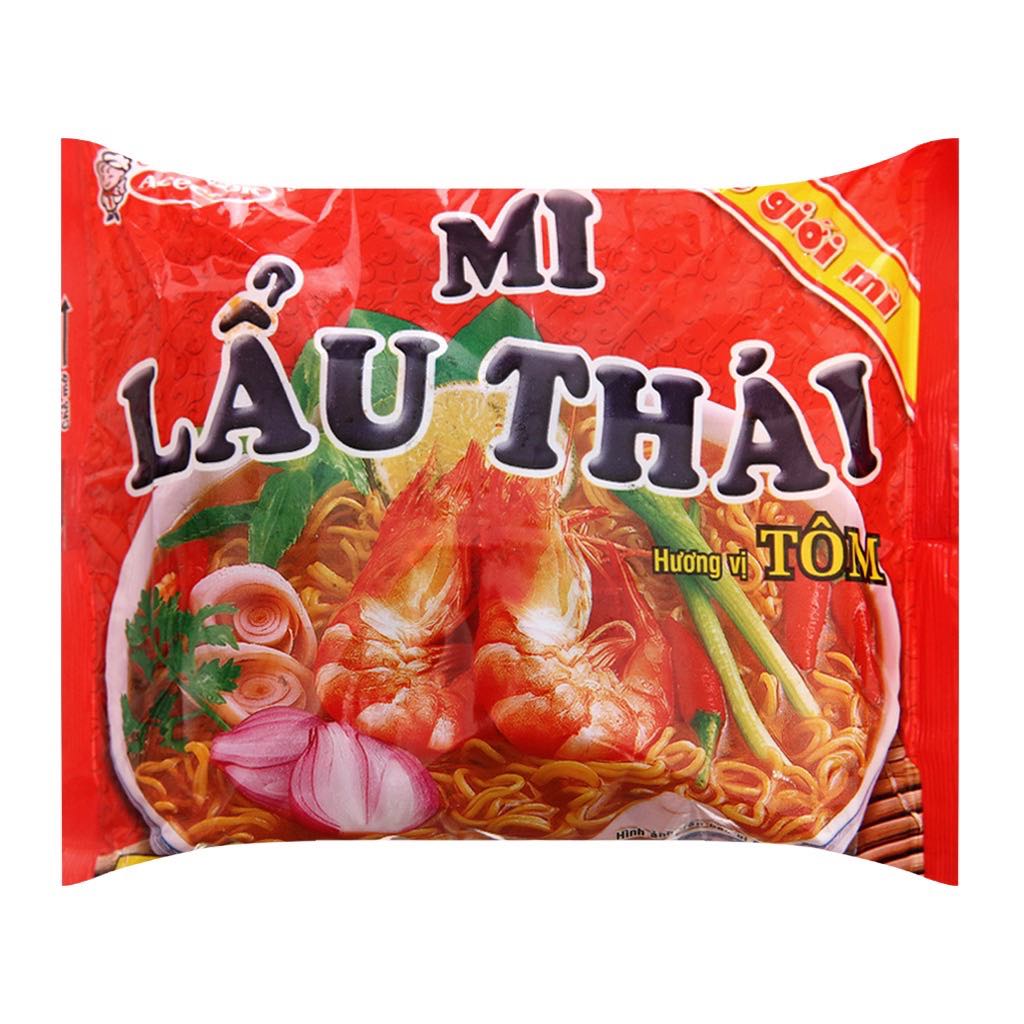 Mì lẩu thái tôm gói 80g