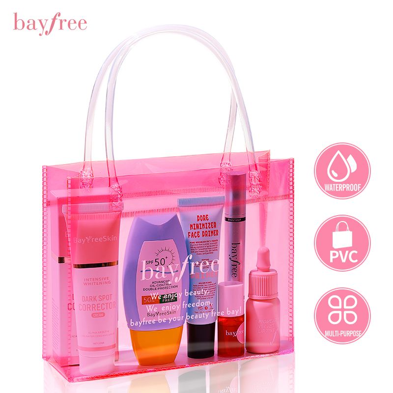 Discount on KIMUSE  shoes - SKU: Bayfree Transparent PVC Handbag Gift Bag Portable Travel Makeup