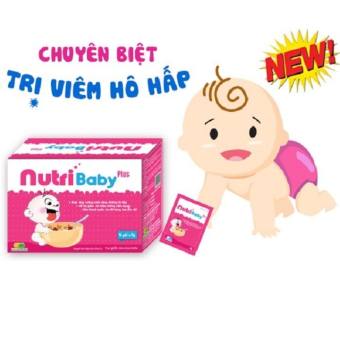 Combo 2 hộp Nutri BaBy plus Hồng  - Giúp làm Giảm Ho Viêm Họng Rát Họng .