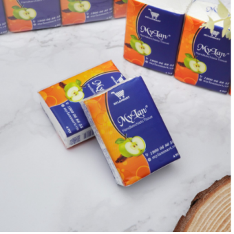 Combo 2 gói giấy ăn bỏ túi mylan, khăn giấy mini bỏ túi mùi hương tự nhiên