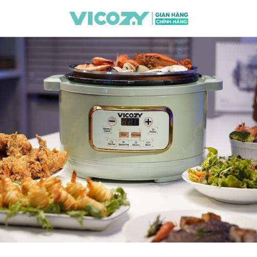 Nồi áp suất điện đa năng VICOZY Magic Cooking Pot dung tích 3L