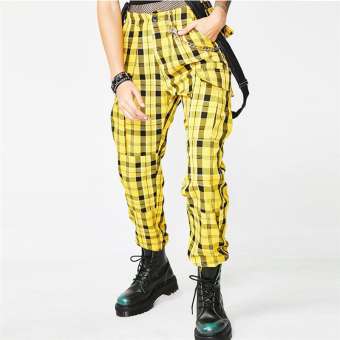 Quần Jogger Caro Vàng