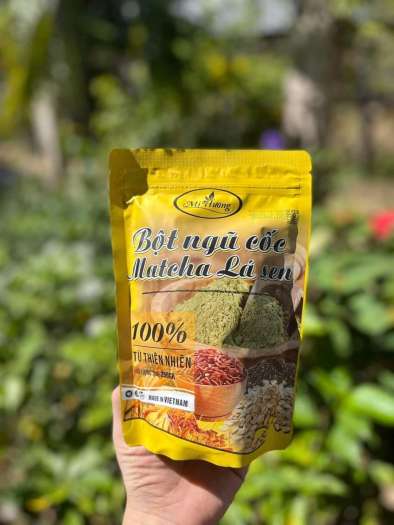 Mẫu Mới Bột Tan Mỡ Bụng Giảm Mở, Ngũ Cốc Matcha Lá Sen