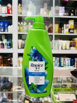 Dầu gội Rejoice 3 trong 1 Sạch gàu thơm mát tinh chất bạc hà 630ml