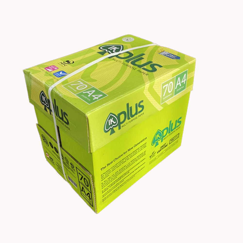 Giấy a4 ik plus định lượng 70gsm - thùng 5 ram