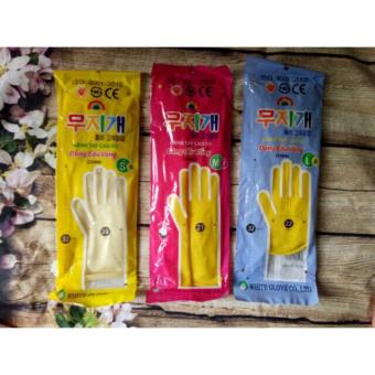 Găng tay cao su Đông cầu vồng đủ size (găng tay bảo hộ, rửa bát, làm vệ sinh)