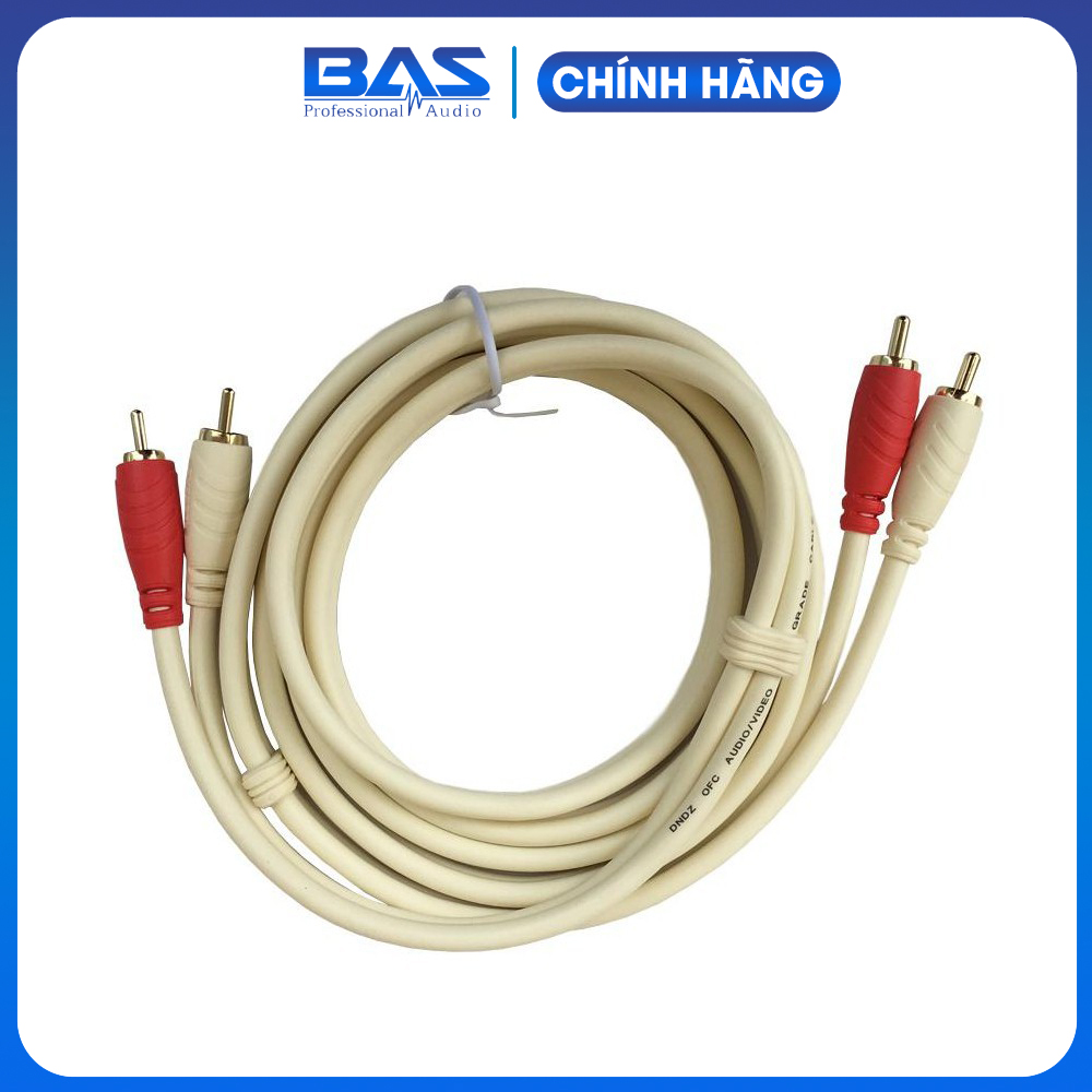Dây cáp av bông sen video/audio 2 đầu rca dài 1.5m, 3m, 5m, 10m