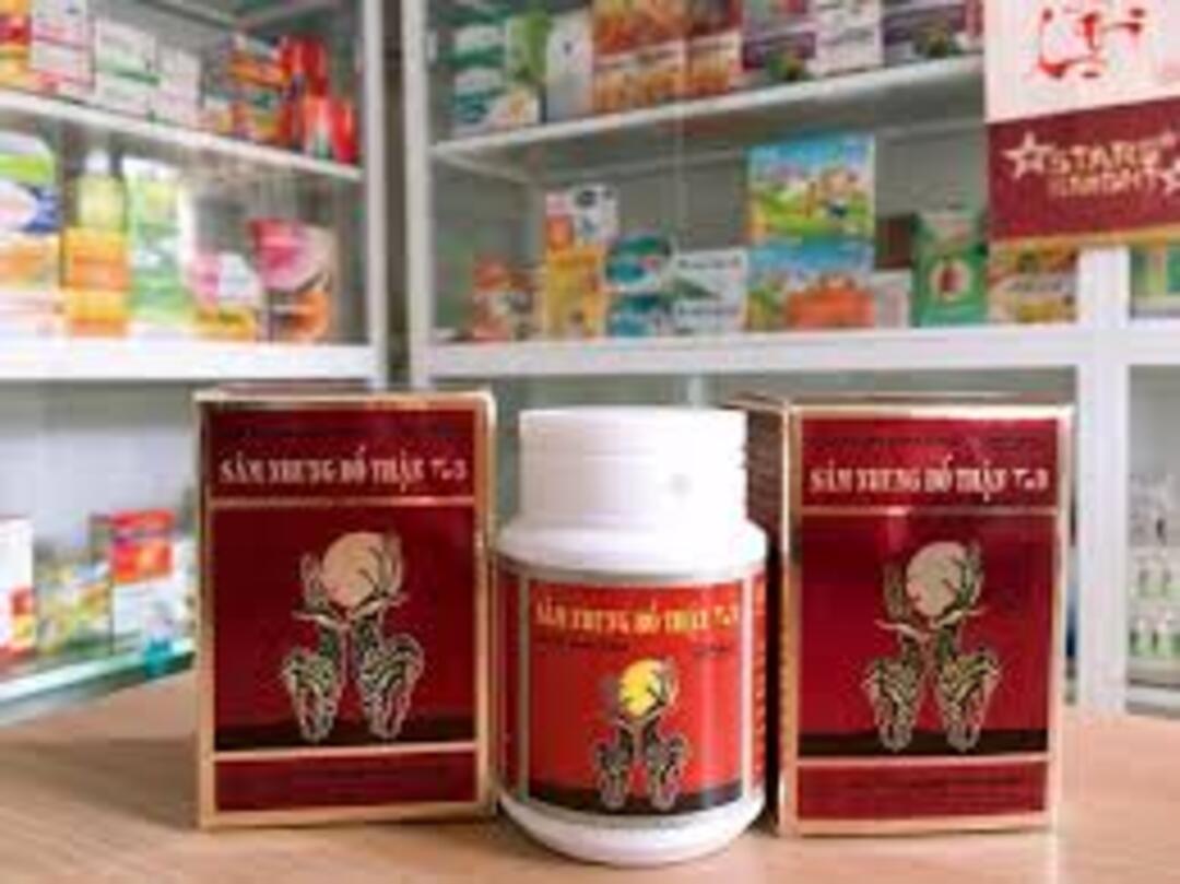 Sâm nhung bổ thận trung ương 3 hoàn toàn thảo dược bổ thận ,tráng dương, cố tinh.