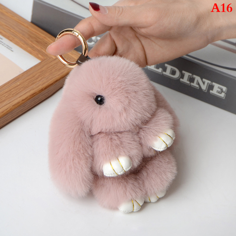 The Fabulous Planner Fluffy Bunny Keychain