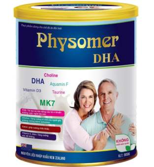 sữa Physomer DHA dành cho người trung và lớn tuổi, HSD 2024.