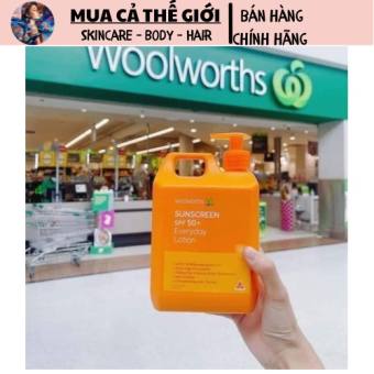 Kem chống nắng Woolworths Úc dành cho cả gia đình 50SPF++