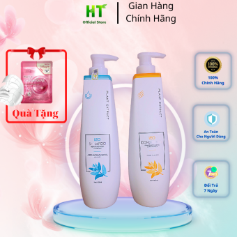 CHÍNH HÃNG Cặp dầu gội xả phục hồi tóc hư tổn siêu mềm mượt tóc LEO PROSEE 800ml