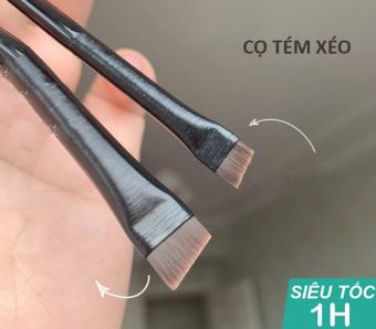 Cọ tém xéo vẽ chân mày Halomi, cọ kẻ eyeliner viền mắt chuyên dành cho makeup DANA