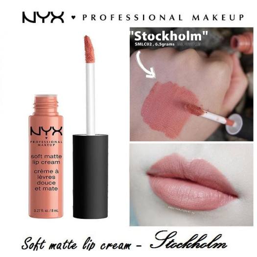 Son kem NYX Professional Makeup Soft Matte Lip Cream Amsterdam SMLC01  ThegioiMakeupPro