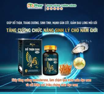 Viên uống Bổ Thận Đan Maxx Thảo dược tăng cường sinh lý nam, bổ thận, tráng dương Hộp 30 viên Tâm An Pharma