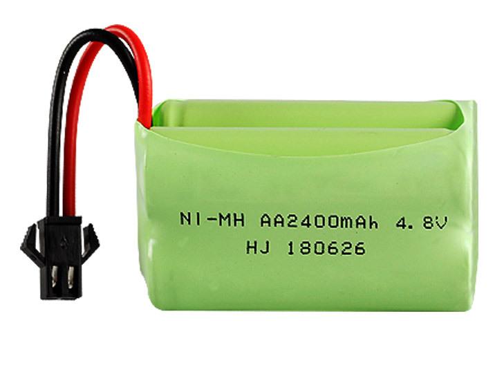 Pin Sạc Cho Xe Ô tô - Tàu Thủy Điều Khiển Từ Xa Với Dung Lượng 4.8V 2400mah
