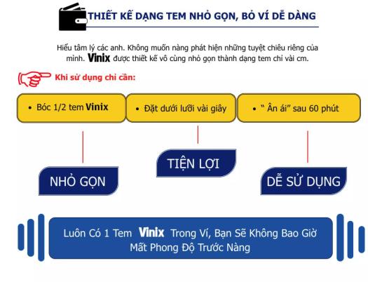 Lẻ 1 Tem ngậm Vinix 100mg |Cam Kết Hiệu Quả| hàng chính hãng CLPharm Hàn Quốc